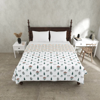 Green Pacific Pure Cotton Double Bed Dohar