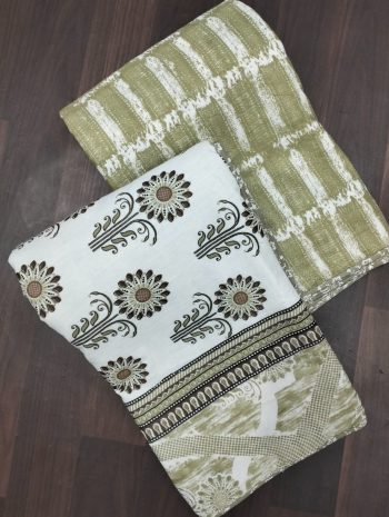 Heritage Jaipuri Penal Print Cotton Dohar Design ..!!