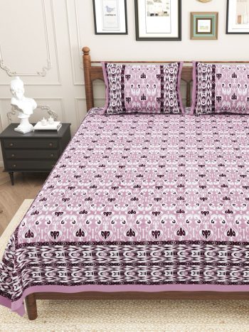 pure cotton king size bedsheet