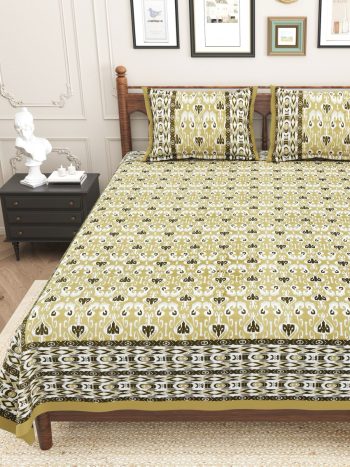 pure cotton king size bedsheet