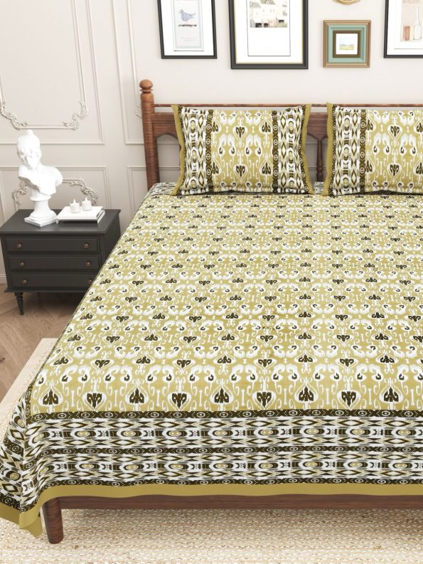 pure cotton king size bedsheet