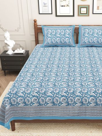 pure cotton king size bedsheet