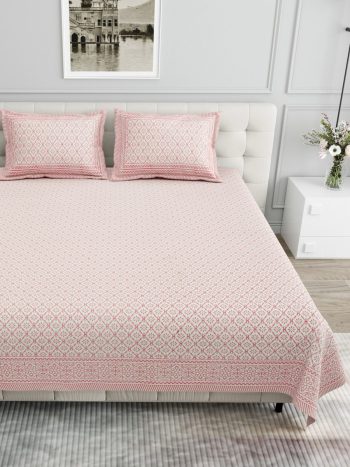 pure cotton king size bedsheet