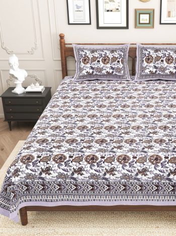 pure cotton king size bedsheet