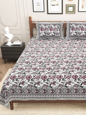 pure cotton king size bedsheet