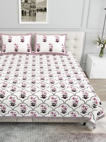 pure cotton king size bedsheet