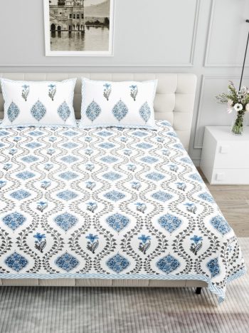 pure cotton king size bedsheet