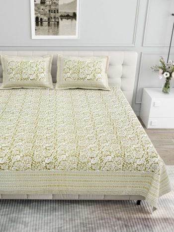 pure cotton king size bedsheet