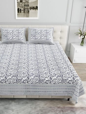pure cotton king size bedsheet