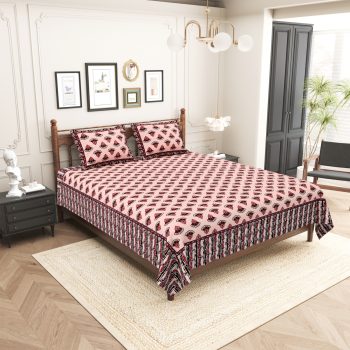 pure cotton king size bedsheet