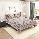 pure cotton king size bedsheet