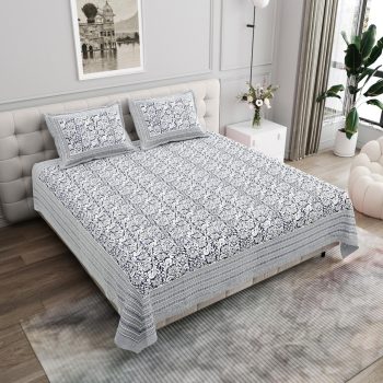 pure cotton king size bedsheet