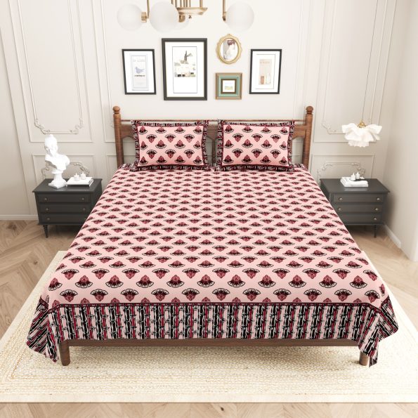 pure cotton king size bedsheet