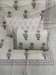 block print king size bedsheet