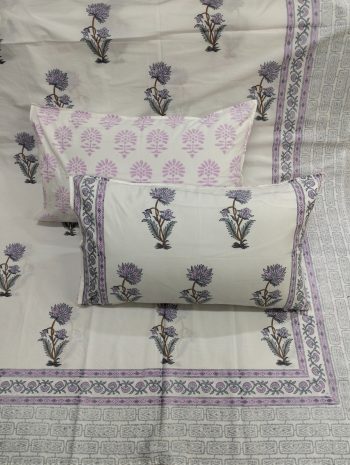 block print king size bedsheet