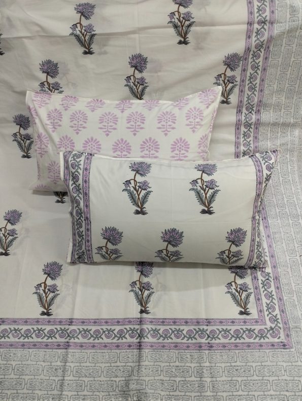 block print king size bedsheet