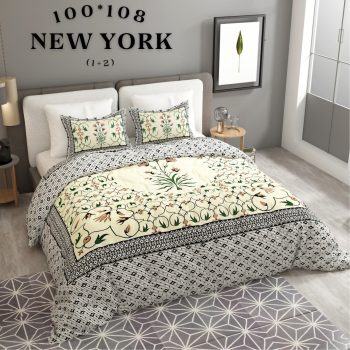 pure cotton king size bedsheet