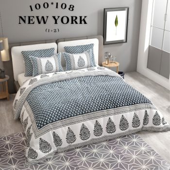 pure cotton king size bedsheet