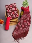 hand block cotton suit