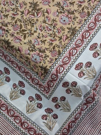 pure cotton king size bedsheet