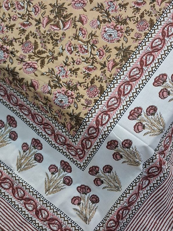 pure cotton king size bedsheet
