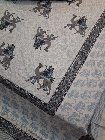 pure cotton king size bedsheet