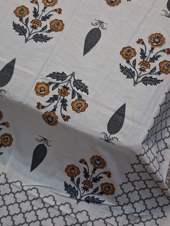 pure cotton king size bedsheet