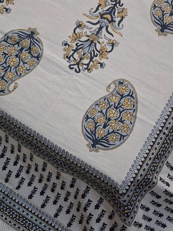 pure cotton king size bedsheet