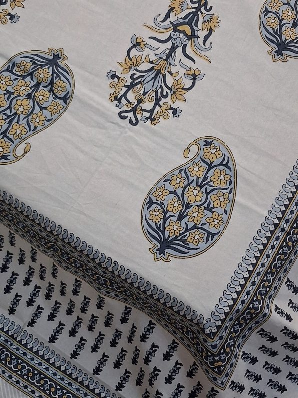 pure cotton king size bedsheet