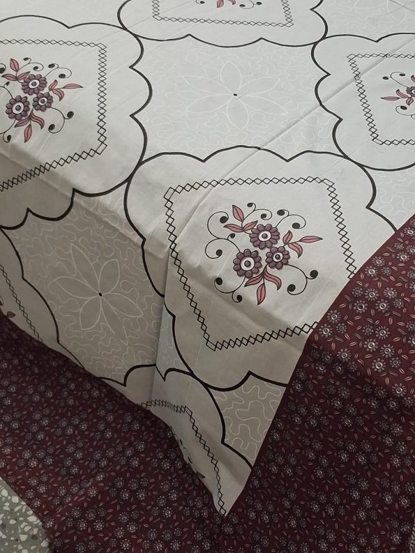 pure cotton king size bedsheet